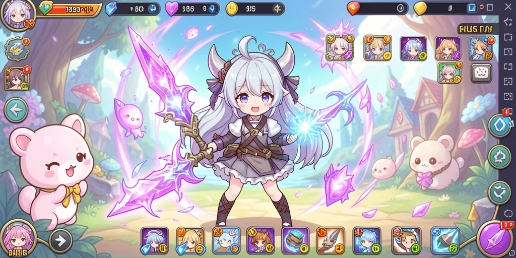 Tampilan awal game yang memikat dan mudah dipahami.