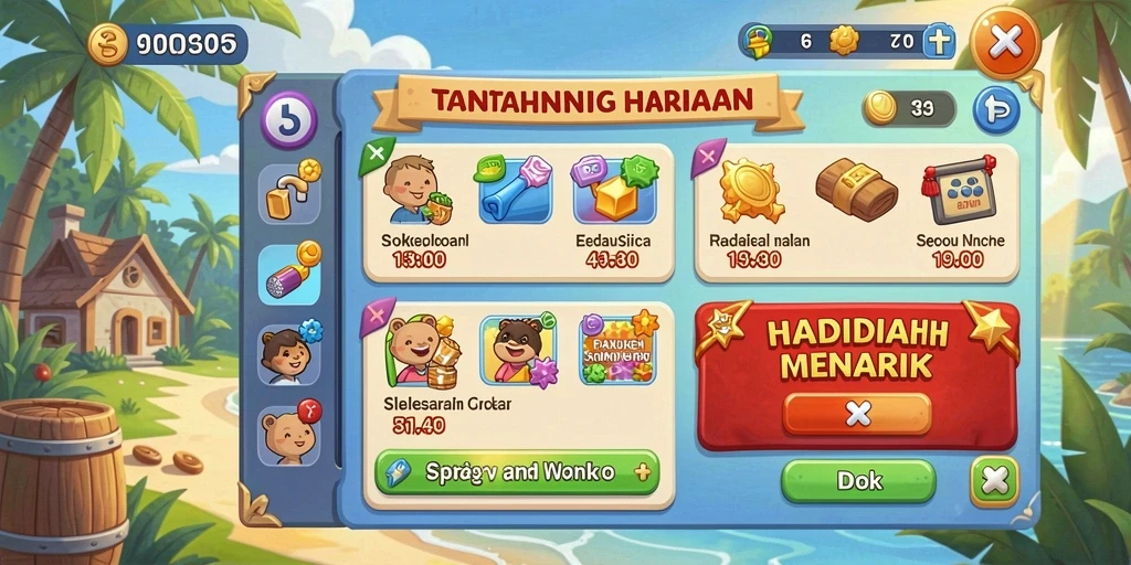 Tampilan antarmuka yang modern dan menarik.