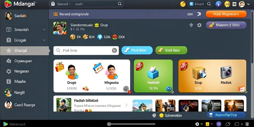 Tampilan antarmuka yang menarik dan intuitif.