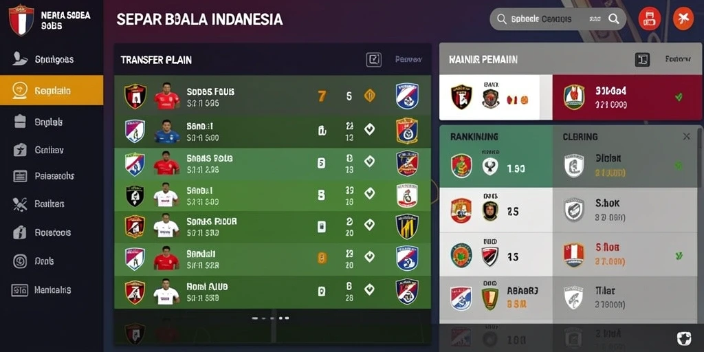Tampilan antarmuka yang user-friendly.