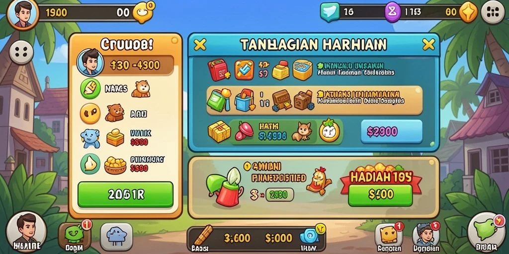 Tampilan antarmuka pengguna yang ramah dan menarik.