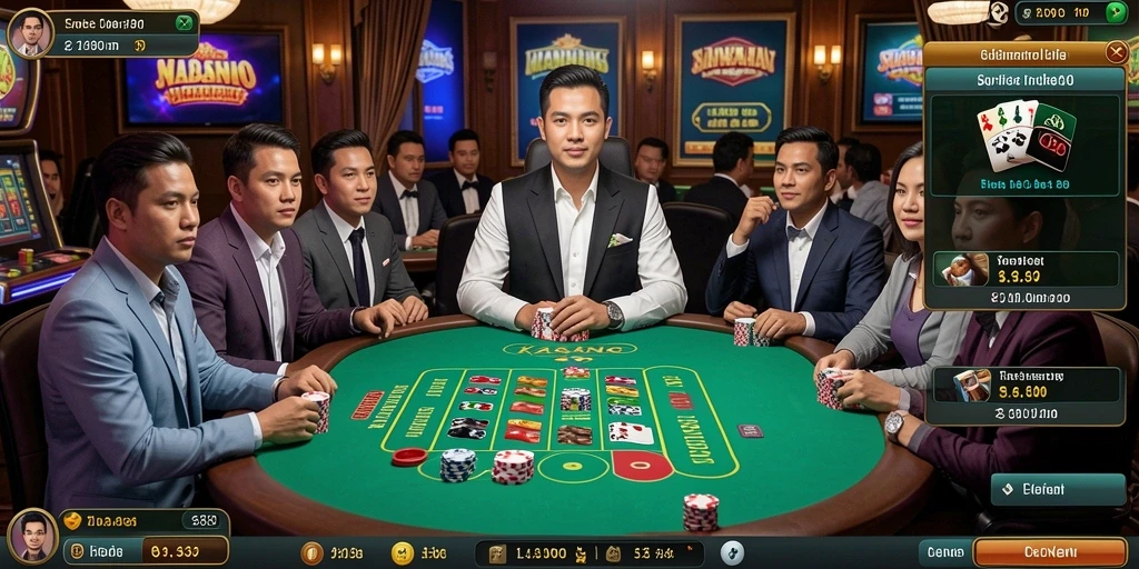 Tampilan awal game dengan tim hoki siap bertanding.