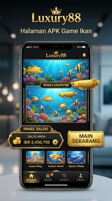 Galeri pratinjau visual luxury88 build APK resmi terbaru